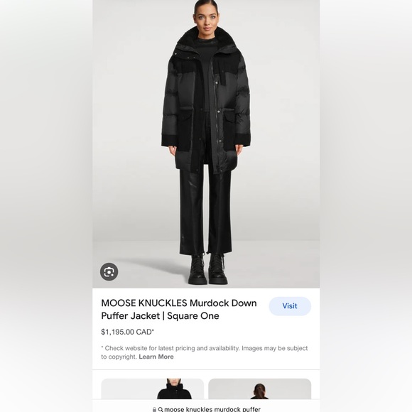 MOOSE KNUCKLES
Murdock Down Puffer Jacket Light Weight - Picture 3 of 11